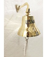 6&quot; US Navy Ship Bell Ring Home Kitchen Outdoor Indoor Door Bell Wall Han... - £47.42 GBP