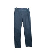 NYDJ Womens Size 10 Straight Leg Lift Tuck Dark Wash Bejeweled Back Pockets - $15.83