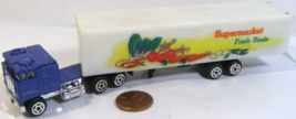Unknown Brand No. 10099 Supermarket Fresh Foods Truck &amp; Trailer   IHZ - $4.95