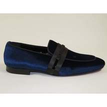 Men's GENIO Velvet Upper Leather Red Sole Shoes Turkey 120192017 Navy Blue image 6