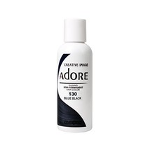 Adore Shining Semi Permanent Hair Colour, 130 Blue Black  - $19.00