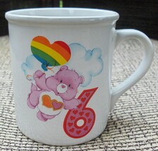 Vtg American Greeting 1985 Care Bears 6th Birthday Love A Lot Bear Stone... - €11,11 EUR