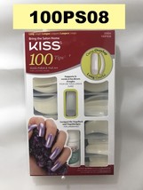 KISS 100 NAILS TIPS CURVE OVERLAP LONG LENGTH 100PS08 TRIM &amp; FILE TO ANY... - $5.99