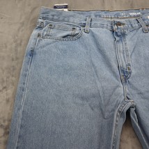 George Jeans Pants Mens 40x32 Blue Casual Regular Fit Light Wash Denim - £20.15 GBP