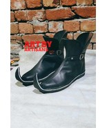 Pointed Boots For Mens Medieval Sca Larp Handmade Poulaines Norman Boots... - $75.00