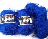 Sandnes garn funny yarn eyelash #5836 Cobalt blue Sandnesgarn Pelsgarn - $5.00