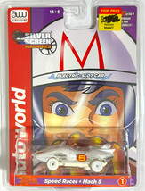 2022 AUTOWORLD HO Ultra-G T-Jet RARE WHITE CHASE SPEED RACER MACH 5 Slot... - £27.90 GBP