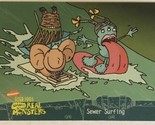 Aaahh Real Monsters Trading Card 1995 #74 Sewer Surfing - $1.97