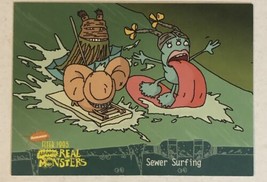 Aaahh Real Monsters Trading Card 1995 #74 Sewer Surfing - £1.53 GBP