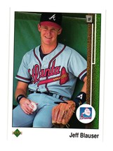 1989 Upper Deck #132 Jeff Blauser Atlanta Braves - $4.00