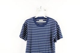 Madewell Womens Size Medium Striped Short Sleeve Tina T-Shirt Dress Blue Cotton - £31.12 GBP