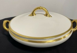 H &amp; Co Bavaria Vintage Tureen White with Gold Covered Dish Heinrich - £18.97 GBP