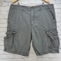 Unionbay Cargo Shorts Mens Sz 38 Gray 100% Cotton  - £9.60 GBP