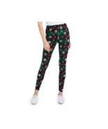 Planet Gold Juniors Womens XS Black Plaid Snowflake Legging Pants NWT C45 - $26.87 CAD