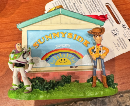 Disney Parks Toy Story Woody Buzz Lotso Sunnyside Daycare Figurine Ornam... - $37.90