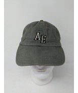American Eagle Outfitters AE Strapback Baseball Cap Hat Gray Dad Y2K 90s... - £19.46 GBP
