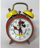 Vintage Mickey Mouse Wind Alarm Clock Bradley  Made in West Germany NOT ... - $75.00