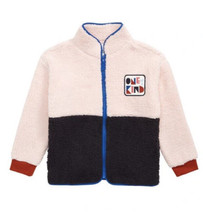 NWT OPEN EDIT Kids&#39; Colorblock Fleece Jacket In Pink Dogwood Size 7 - $19.79