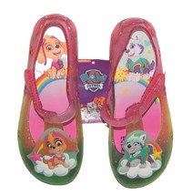 PAW PATROL SKYE &amp; EVEREST Nickelodeon Jelly Sandals NWT Toddler&#39;s 10 or ... - $14.09