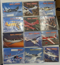 Lot ( 12 ) 1995 Vintage Sport Aviation Airplane Flying Magazine *Full Year* - £21.53 GBP