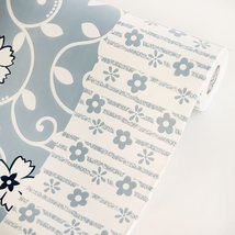 Chained Flowers - Vinyl Self-Adhesive Wallpaper Prepasted Wall Stickers ... - £19.41 GBP