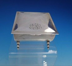 Georg Jensen USA Sterling Silver Jewelry Box Barrel Shape Beaded #22 (#3771) - £640.21 GBP
