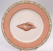 Victoria and Beale Atlantis Salad Plate 8&quot; Peach Coral Shells 9044 Porcelain  - £19.89 GBP