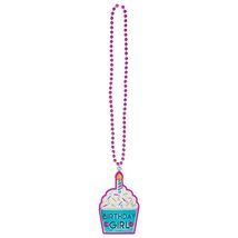 HOME &amp; HOOPLA Sprinkles Bling Birthday Girl Birthday Party Necklace Accessory - £7.17 GBP