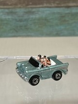 Vintage 1989 Galoob Micro Machine &#39;57 Chevy Bel Air Convertible With Pas... - £17.27 GBP
