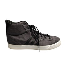 Adidas Sneakers Mens Size 12 Gray Logo Round Toe Mid Top Rubber Sole Lac... - $33.99
