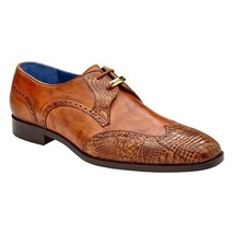 Belvedere Shoes Antonio Genuine Alligator & Italian Calf Lace up Peanut R98 image 7