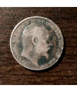 Great Britain 1902 King Edward VII Silver Six Pence - $1,319.96 MXN