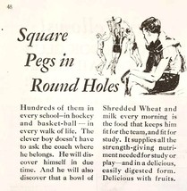 1930 Shredded Wheat Cereal Basketball Advertisement Boys Life Breakfast E90 - $19.99
