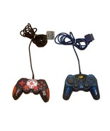 Lot of 2 MadCatz Sony PlayStation 2 Controllers Boston Red Sox/Dual Forc... - £11.25 GBP