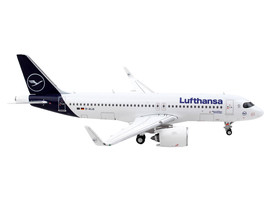 Airbus A320neo Commercial Aircraft Lufthansa White w Dark Blue Tail 1/400 Diecas - £43.71 GBP