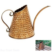 Handmade Solid Copper w/ Antique Look Hammered Finish Watering Can Vinta... - $92.99