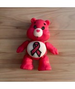 3D printed Breast Cancer carebear figurine - $12.86