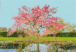 Pepita Needlepoint kit: Tree in Spring, 12&quot; x 8&quot; - £68.91 GBP+