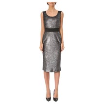 Boutique Moschino boucle metallic sheath dress Silver - €316,72 EUR