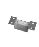 (4) BOLT ON STAKE BED TRAILER POCKETS WITH LIP 11 ga ZINC PLATED STEEL 1... - $31.95