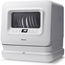 Portable Countertop Dishwasher Air Drying 5 Programs with 7.5L Water Tank - £262.46 GBP