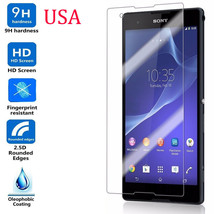 9H ULTRA CLEAR TEMPER GLASS SCREEN PROTECTOR FOR SONY Xperia T2 Ultra - £11.79 GBP
