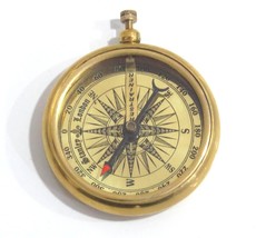 NauticalMart Stanley London Brass Compass - $472.40 MXN