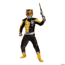 Boy s Classic Muscle Mighty Morphin Gold Ranger Costume Medium - $100.49
