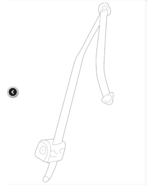 00-05 Chevy Impala Right Passenger Side Rear Back Seat Belt &amp; retractor ... - $3,044.94 MXN