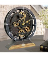 Desk Clock 10 Inch moving gears - convertible into a Wall clock (Vintage... - £62.90 GBP
