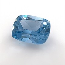 Lab Grown Aquamarine Spinel Elongated Cushion Cut AAA Quality Available in 8x6mm - £11.77 GBP