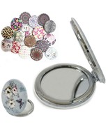 6Pc Compact Cosmetic Mirror Handheld 2 Sided Folding Travel Small Portab... - $43.99