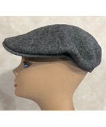 Kangol Gray Wool Mens Driving Golf Flatcap XL 60cm - £12.24 GBP