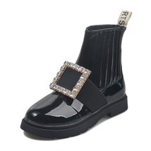 Spring Fashion ladies Ankle Boots For Women Square Buckle Rhinestone Boo... - £31.14 GBP